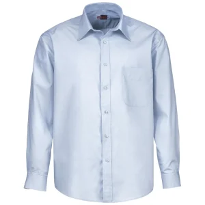 mens long sleeve washington shirt blue