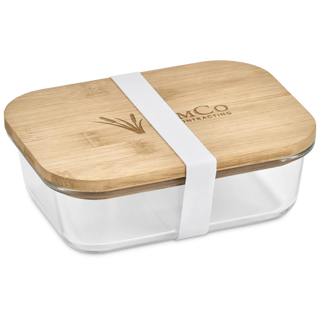 Okiyo Moshi Glass & Bamboo Lunch Box Okiyo Moshi Glass & Bamboo Lunch Box