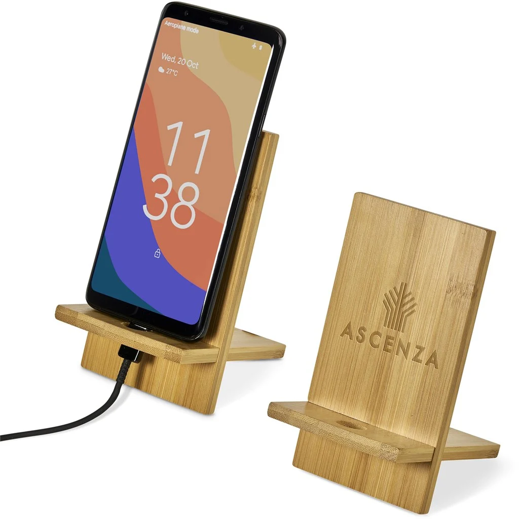 Okiyo Ekslens Bamboo Phone Stand Okiyo Ekslens Bamboo Phone Stand