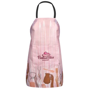 Pre-Printed Sample Hoppla Simma Recycled PET Stitch-Bond Apron