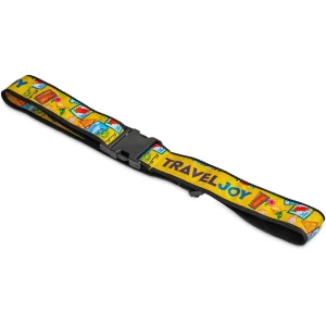 pre printed sample hoppla globetrotter luggage strap
